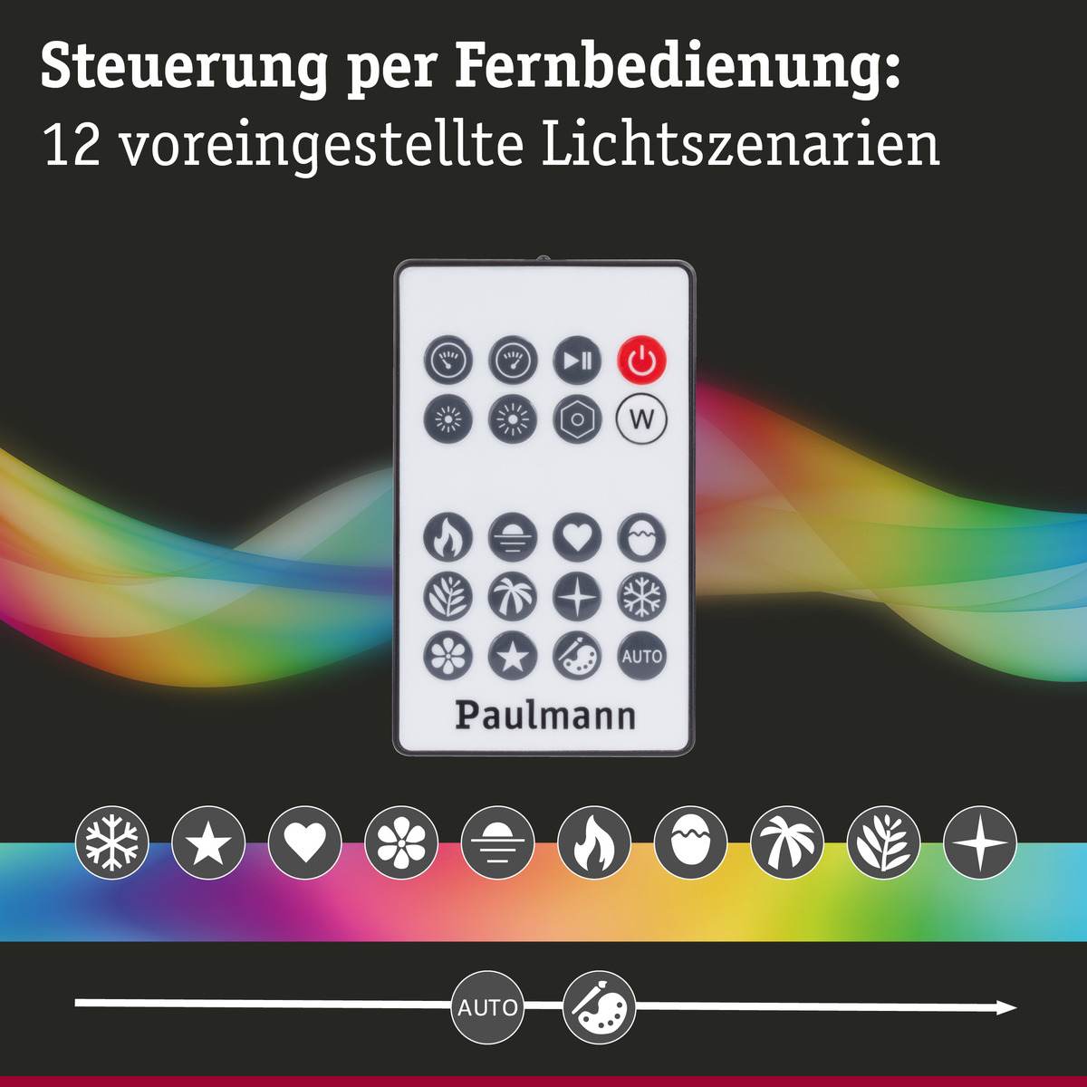 Paulmann EntertainLED LED Stripe Dynamic Rainbow RGB, Komplettset, 1,5 - 5 m, kürzbar, Gaming Light Produktabbildung 5