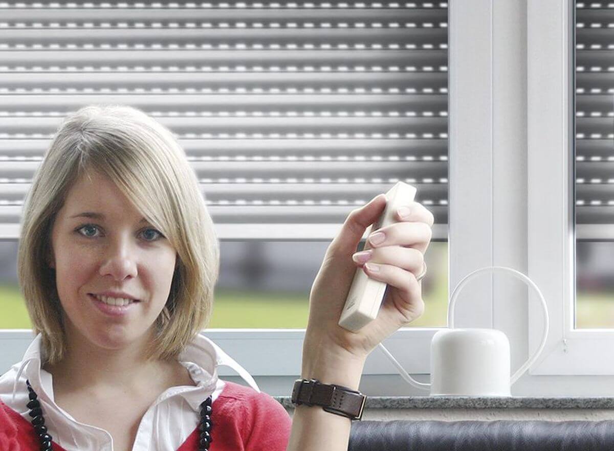 Schellenberg Funk-Rollladenschalter mit 868,4 MHz, inkl Raffstore Steuerung, Unterputzmontage, Weiß Produktabbildung 5