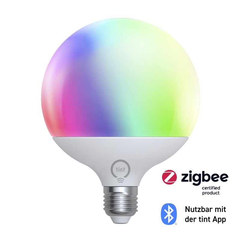 tint B-Ware LED Globeform, E27, 15 W, white+color 1800-6500 K und RGB, 1520 lm Produktabbildung