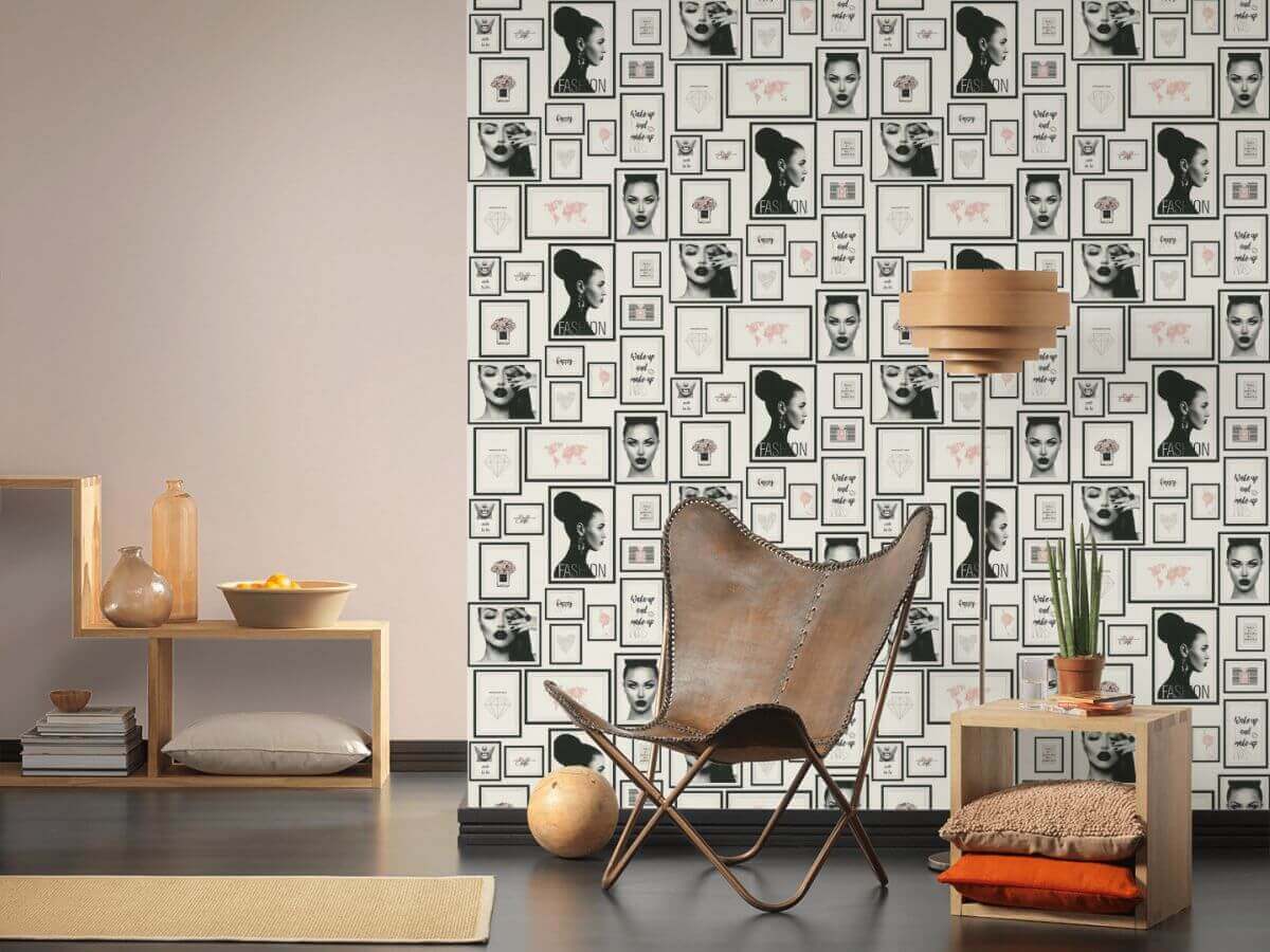 Livingwalls Grau Kunst Portrait Vliestapete Metropolitan Stories 369181 Produktabbildung 8