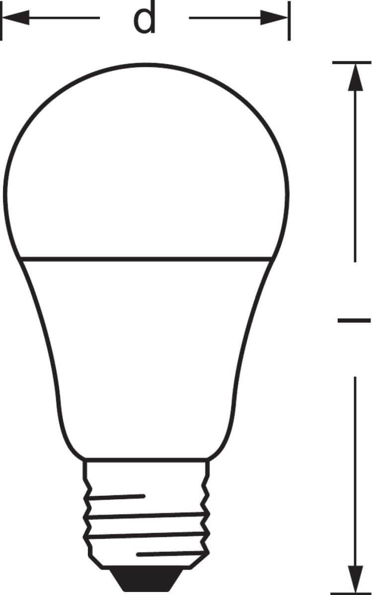 Ledvance 3er-Pack SMART+ WiFi LED Classic A60, 9 W = 60 W, 806 lm, E27, Warmweiß, 2700 K, Dimmbar Produktabbildung 5