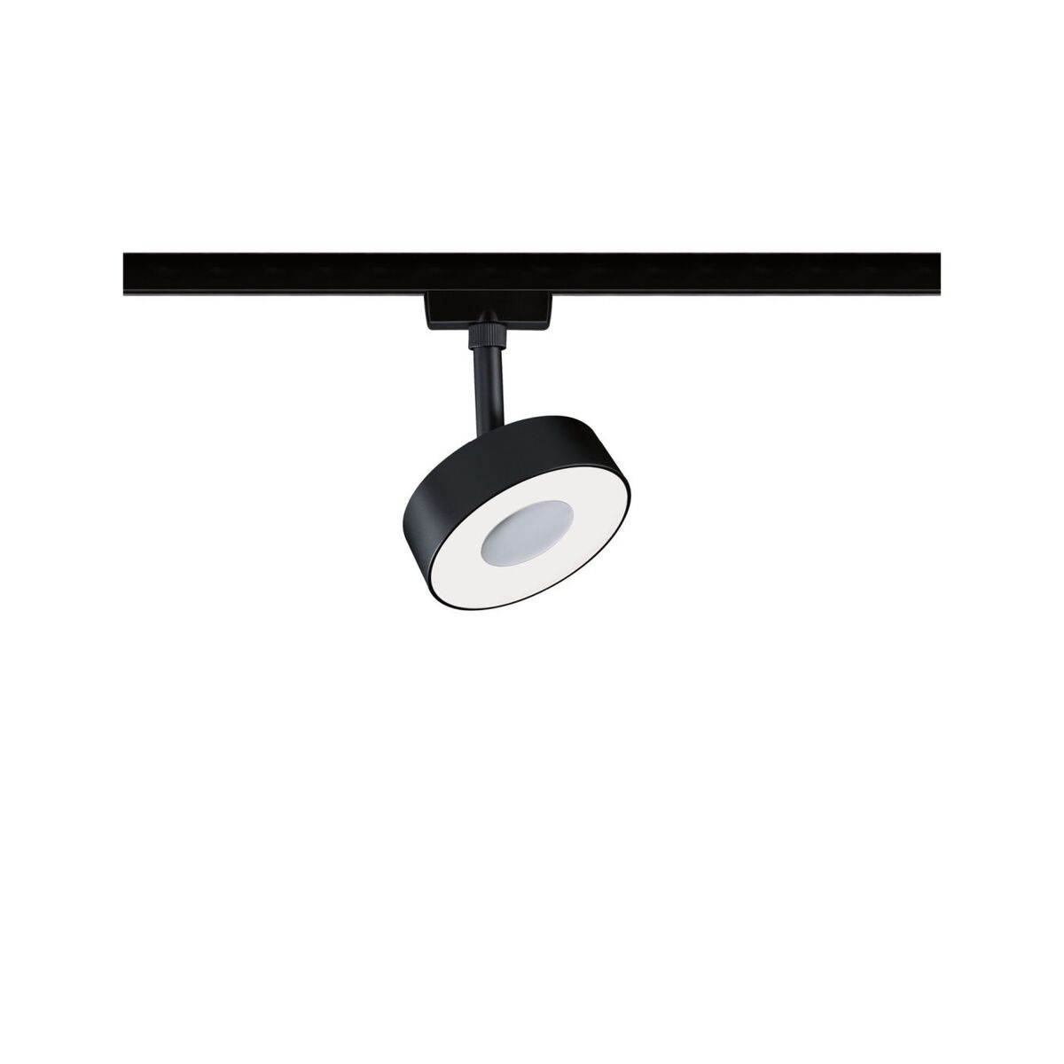 Paulmann URail LED Schienenspot, 3-Step-Dim Circle, dimmbar, 230V, Einzelspot, 4000 K, Schwarz matt Produktabbildung 1