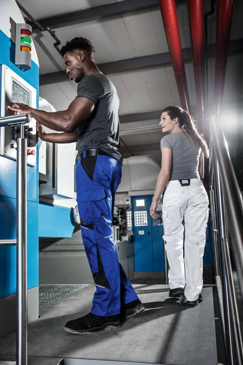 KÜBLER ACTIVIQ Damenhose | Arbeitshose für Damen | Größe 34 | Weiß-Anthrazit Produktabbildung 3