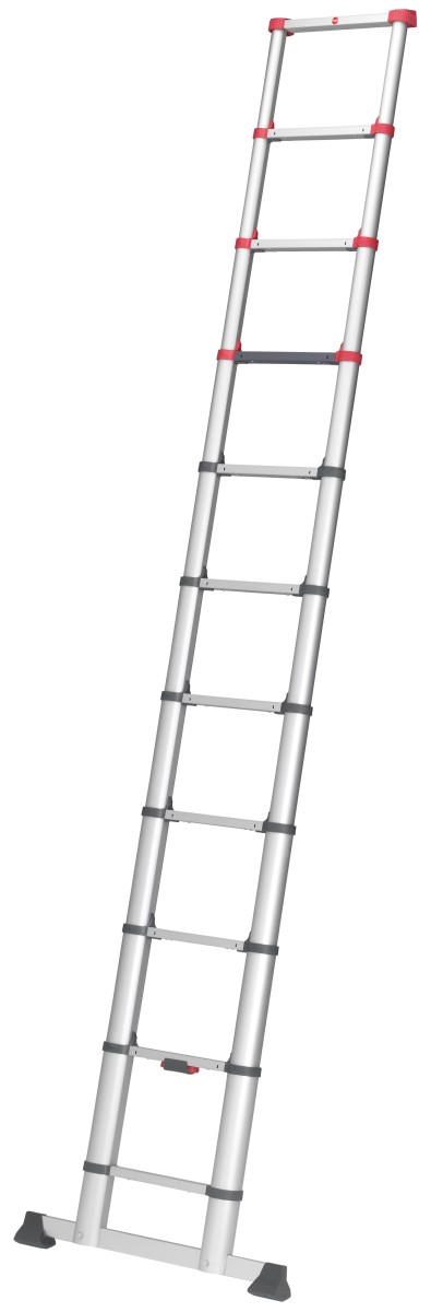 Hailo 2A-Ware T80 FlexLine Alu-Sicherheits-Teleskopleiter, 11 Sprossen, Haushaltsleiter Aluminium Produktabbildung 4