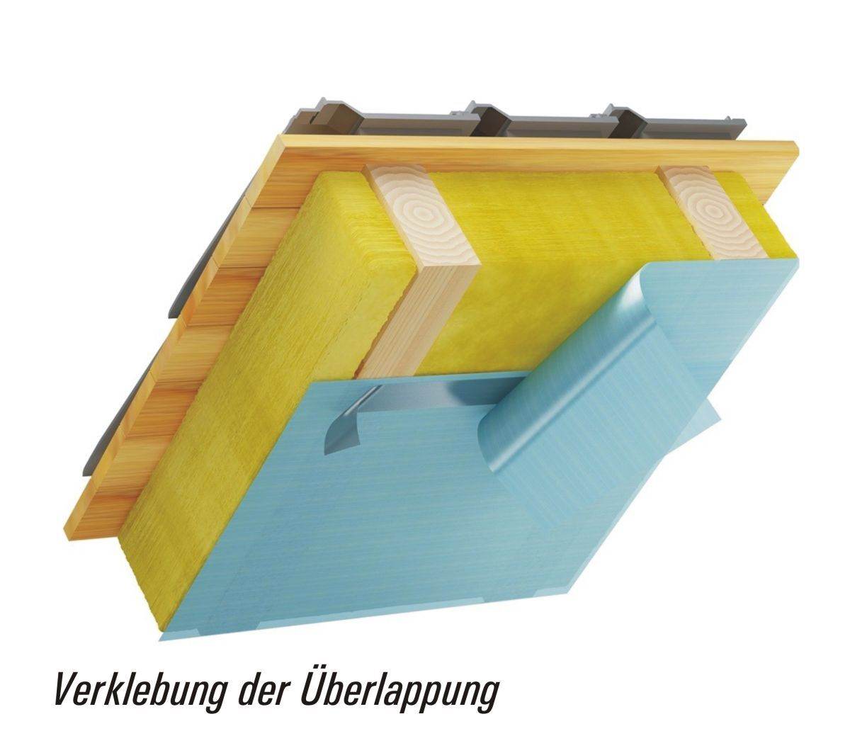 ICUTEC Dampfsperre Vorteilspaket, Dampfsperrfolie, Klebeband, Kleber, 100 m² Produktabbildung 6