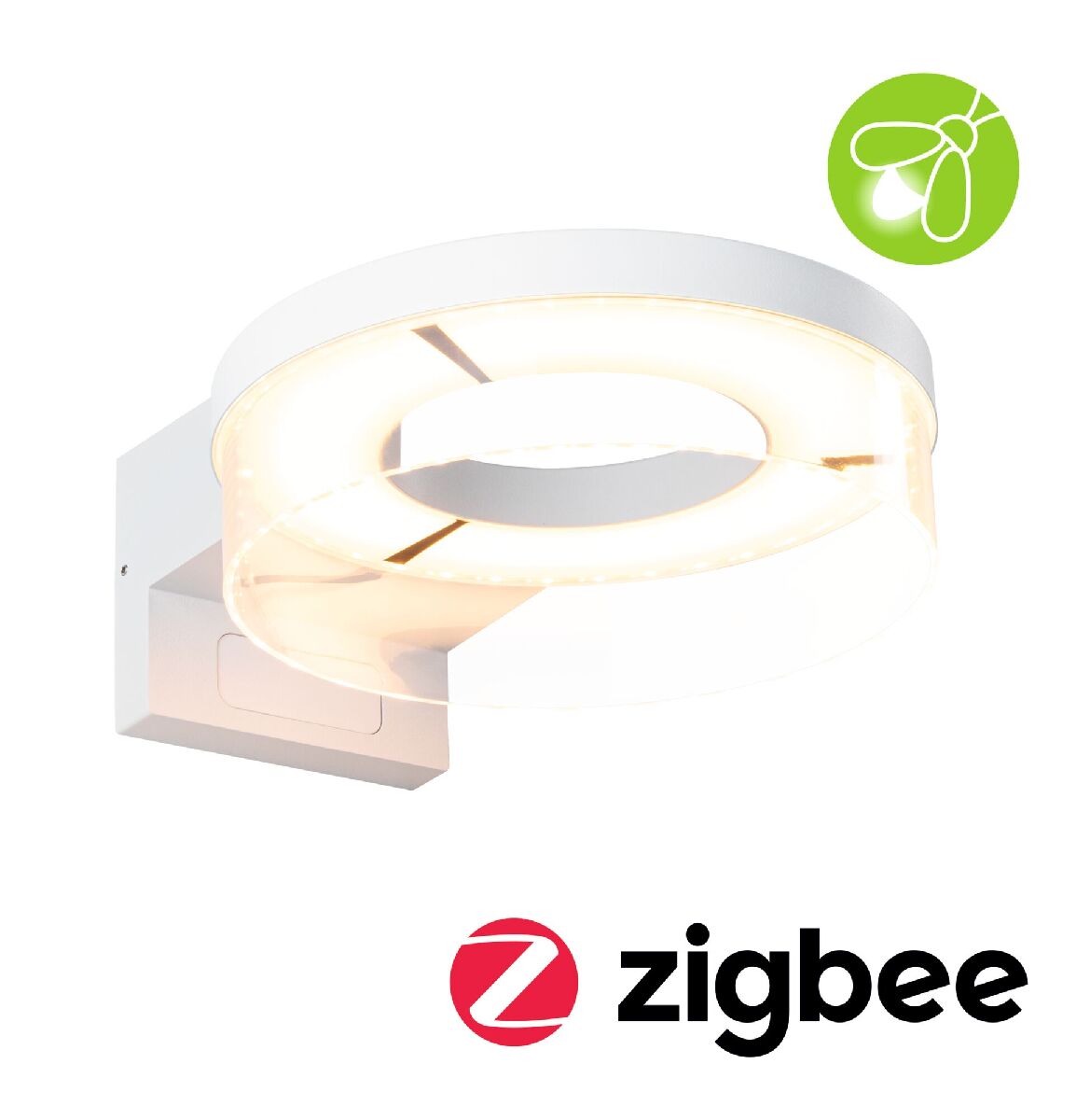 Paulmann LED Außenwandleuchte Smart Home Zigbee Capera Bewegungsmelder, insektenfreundlich