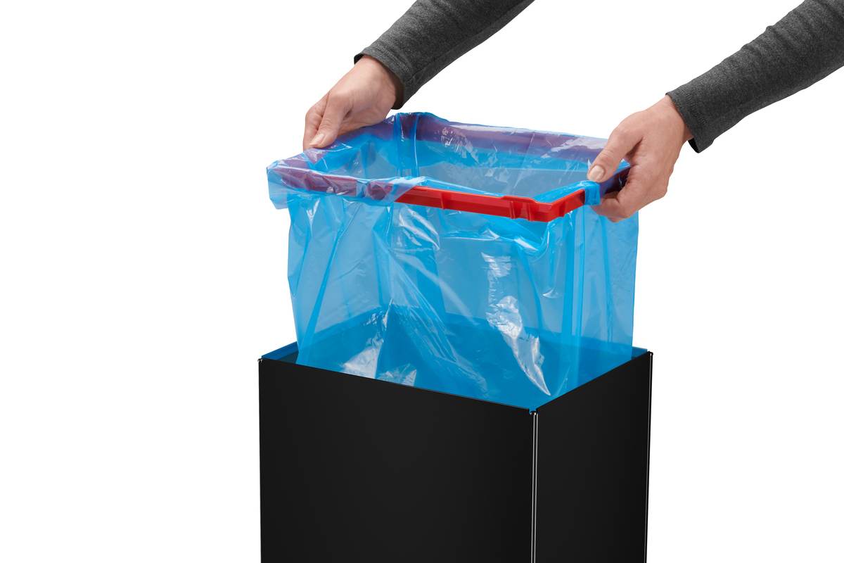 Hailo Big-Box® Swing XL 52L, Grossraum, Abfallbox, Schwingdeckel, Mülleimer, Abfallsammler, Schwarz Produktabbildung 6