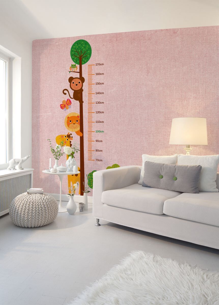 AS Creation Designwalls Kids Grow Stick 2, Kindertapete, Rosa, Braun, Grün, XXL Wandtapete 118648 Produktabbildung 3