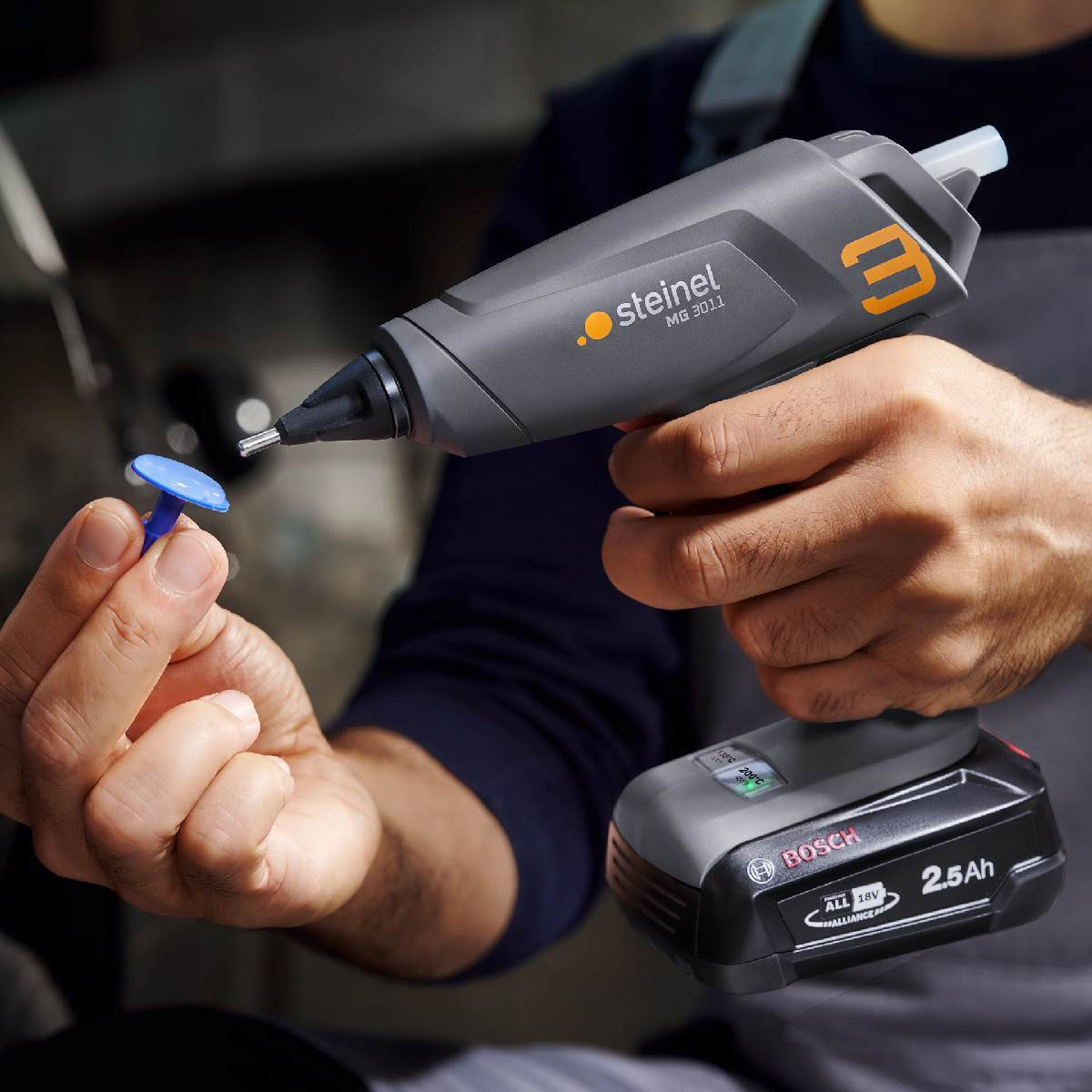 Steinel Klebepistole MOBILEGLUE 3011 mit oder ohne Akku und Ladegerät Produktabbildung 6