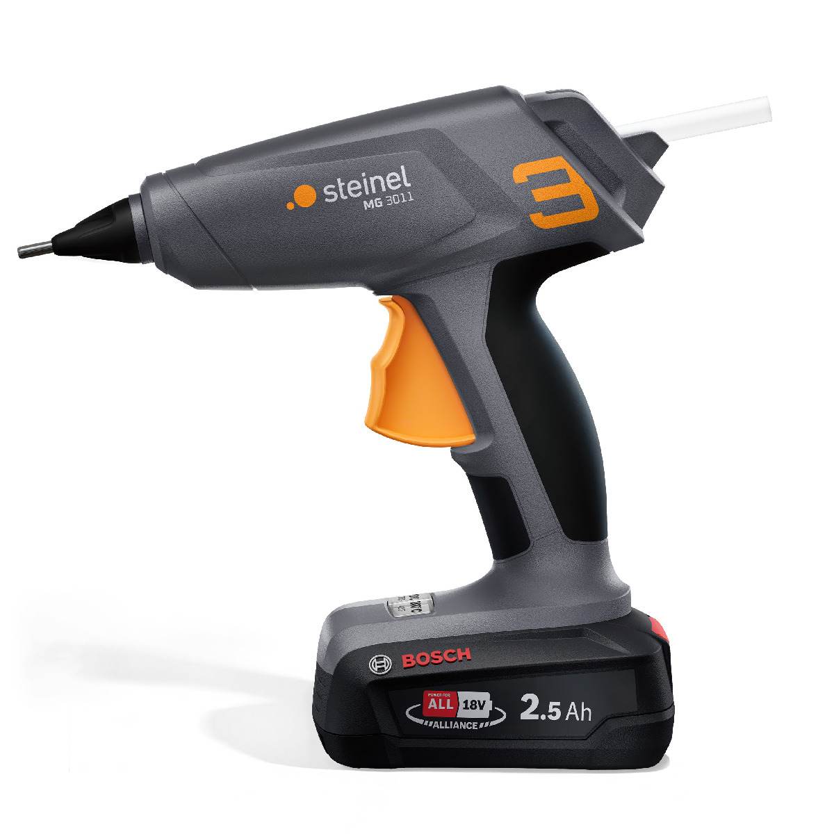 Steinel Klebepistole MOBILEGLUE 3011 mit oder ohne Akku und Ladegerät Produktabbildung 3