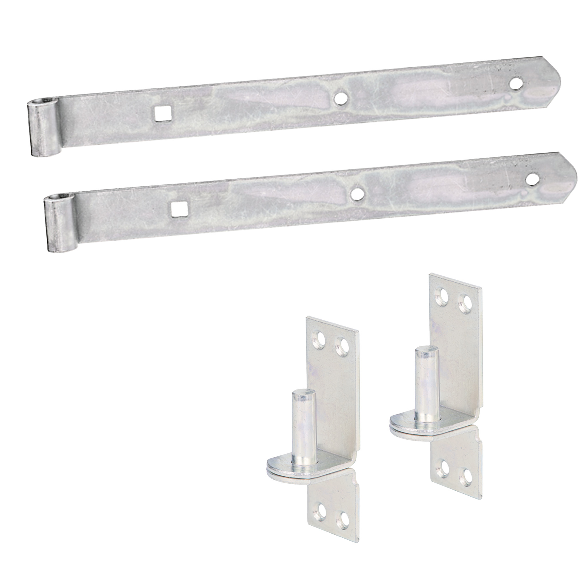 siwitec Ladenband 2er Set 300 mm mit engem Kloben, Ø10 mm, gerade/abgerund. Produktabbildung 1
