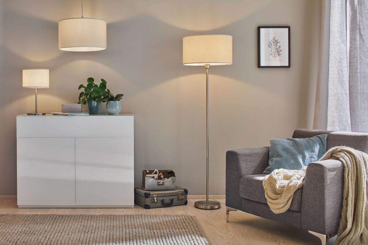 Paulmann Stehlampe | Tessa | Klassische Stehleuchte | Wohnzimmer | dimmbar | moderne Standleuchte Produktabbildung 2