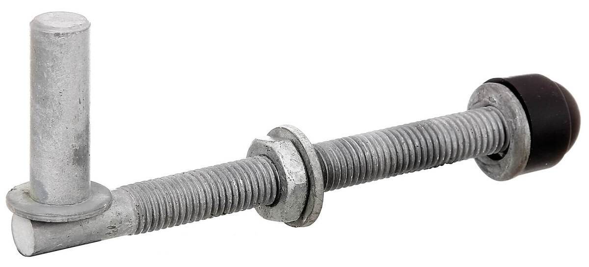 Alberts Kloben zum Durchschrauben für Klobenpfosten, Gartentore, Feuerverzinkt, 13 mm x 140 mm Produktabbildung