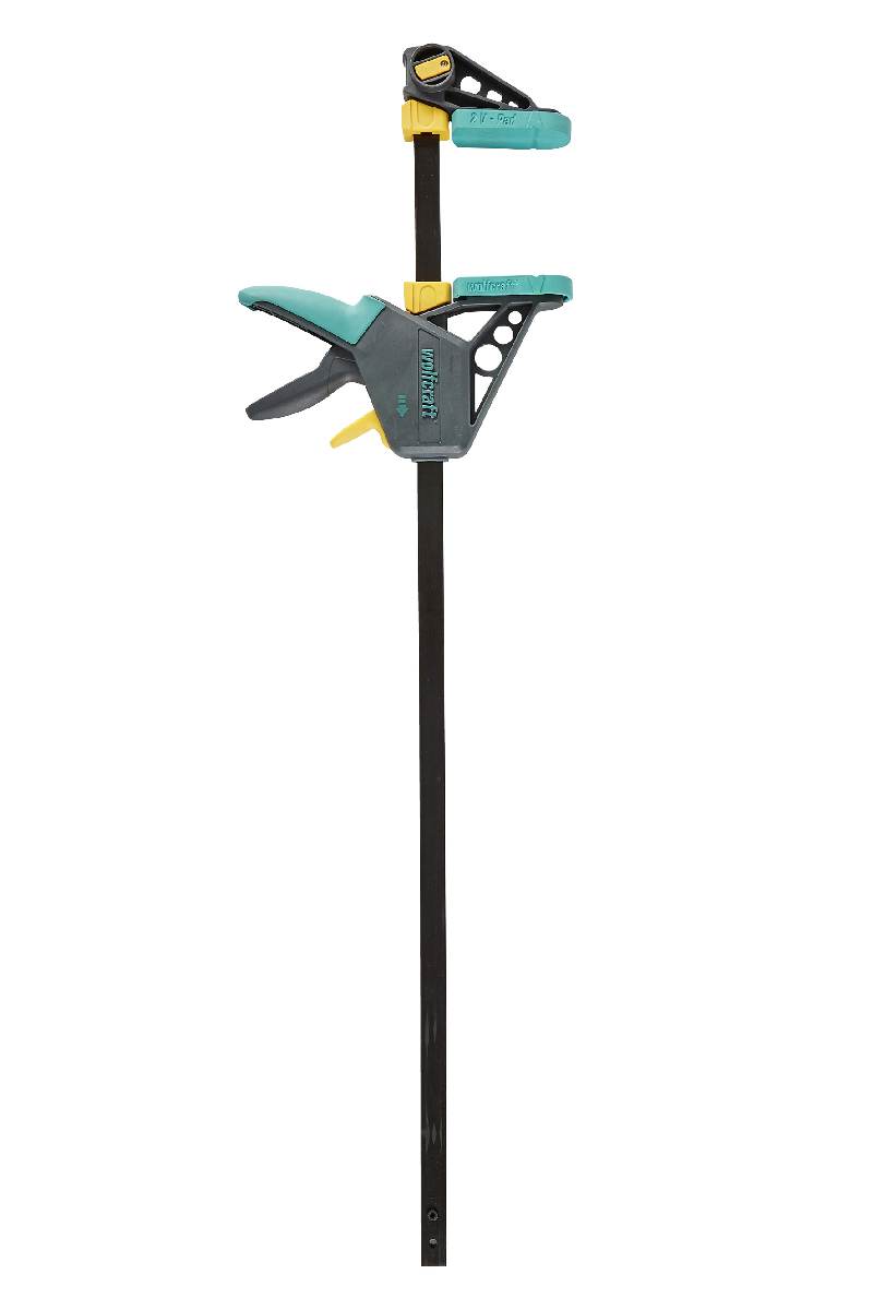 wolfcraft Einhandzwinge PRO, ideale Zwinge zum Spannen von Werkstücken, in verschiedenen Maßen Produktabbildung 1