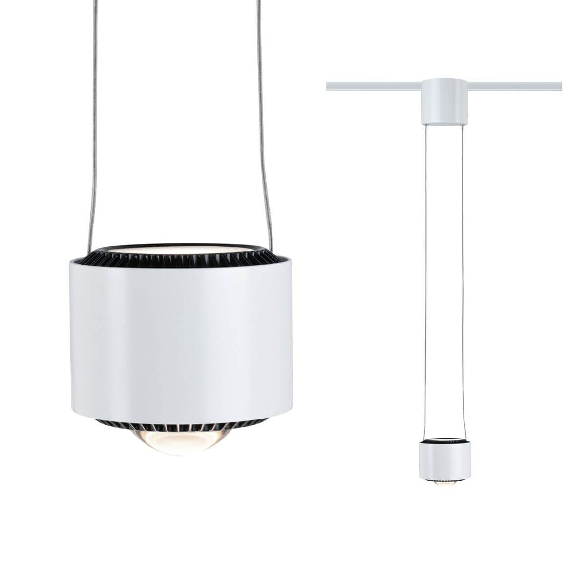 Paulmann URail LED Pendel Aldan, 8,5W, 230V, 820lm, Warmweiß 2700K, dimmbar, Weiß | Schwarz Produktabbildung 6