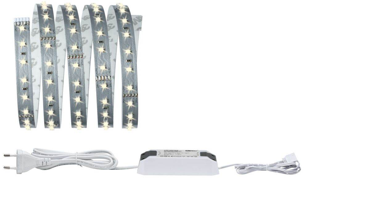Paulmann LED-Stripes Function MaxLED Stripe Basisset LED Leuchte Licht, Warmweiß, 106 LED, 1,5 m Produktabbildung