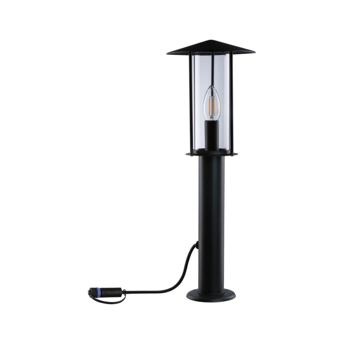 Paulmann Plug & Shine Pollerleuchte Classic, 50 cm, IP44, 2W, 24V, 160 lm, E14, Warmweiß (3000 K) Produktabbildung 2