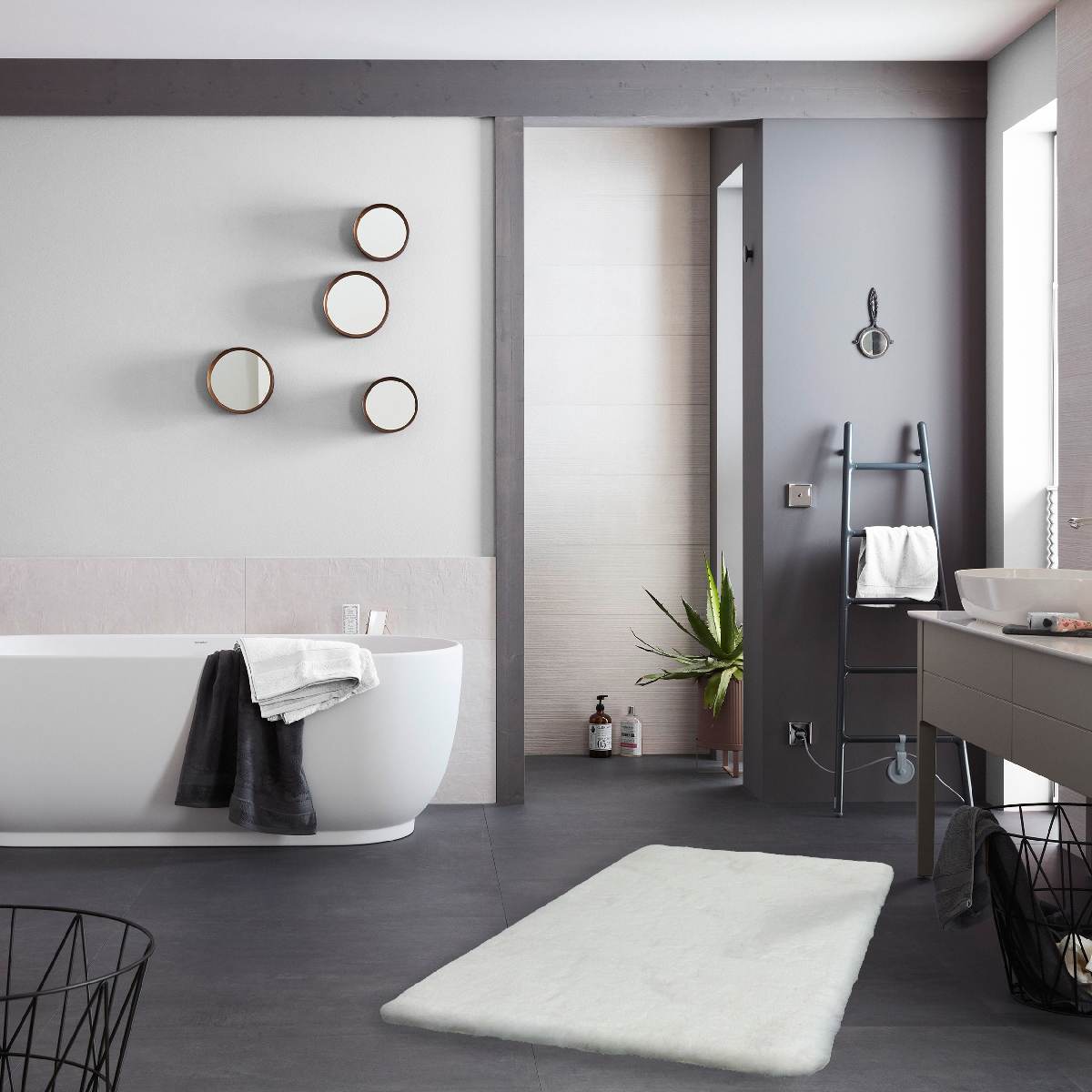 Schöner Wohnen Badmatte Bali | Badteppich weich, waschbar, rutschhemmend | Matte für das Badezimmer Produktabbildung 2