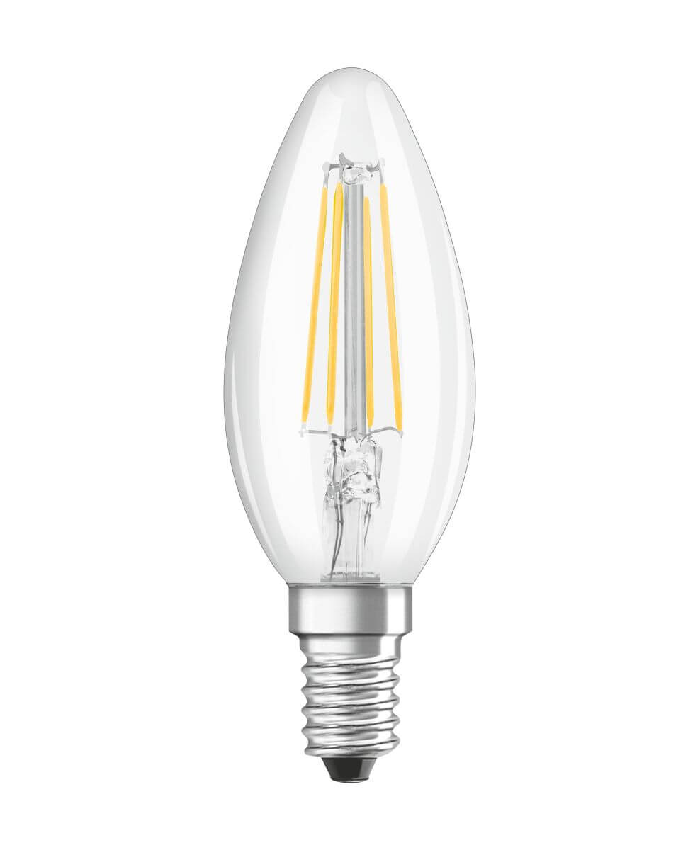 Osram LED Superstar Duo Click Classic B 40, 4W = 40W, 470 lm, E14, klar, 2700 K, 2-Stufen Dimmbar Produktabbildung 1