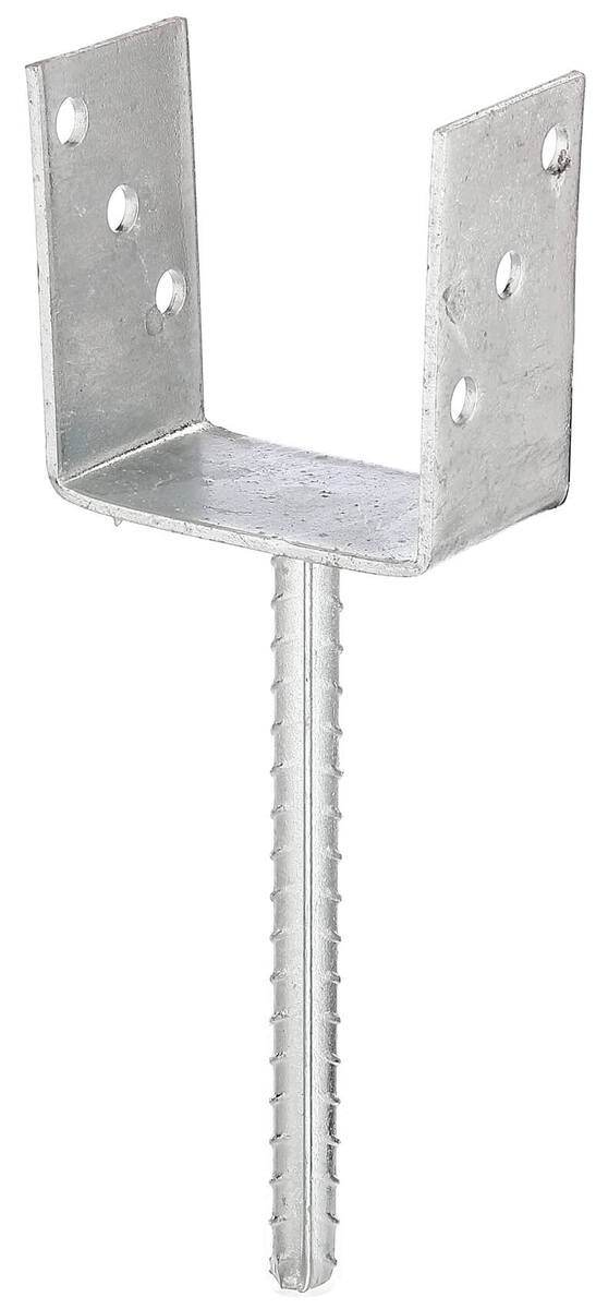 Alberts U-Pfostenträger mit Betonanker zum Einbetonieren, 101 mm breit, Stahl, feuerverzinkt, 4 mm Produktabbildung 1