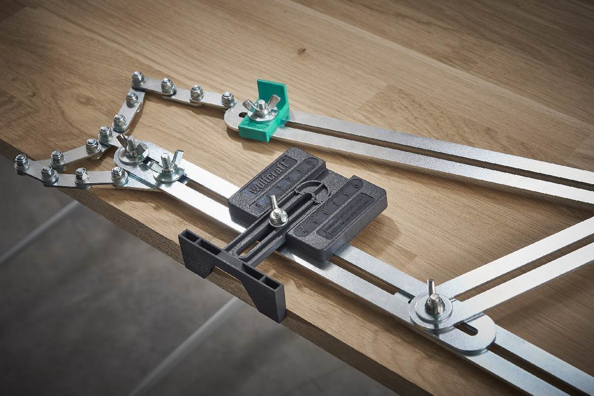 wolfcraft Treppenlehre, zum Aufmessen von Treppenstufen Produktabbildung 5