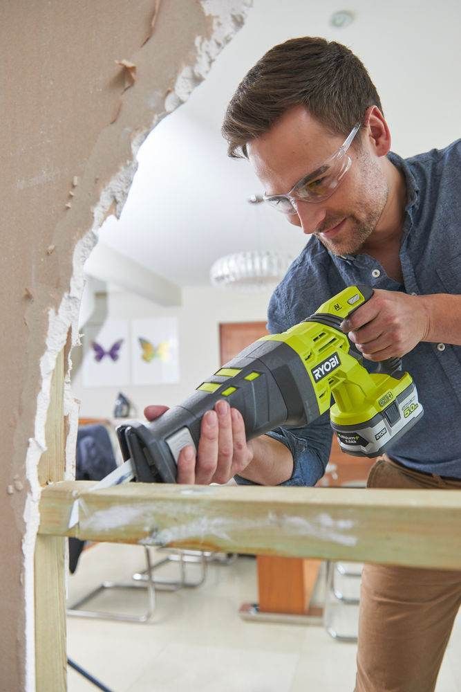 Ryobi Akku-Säbelsäge ONE+ 18 V, 28 mm Hublänge, ohne Akku R18RS-0 Produktabbildung 5