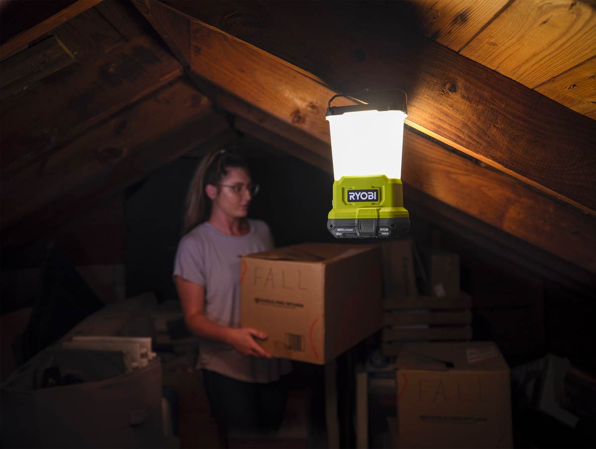 Ryobi Akku LED-Laternenlampe ONE+ 18 V | 850 Lumen | RLL18-0 | ohne Akku & Ladegerät Produktabbildung 8
