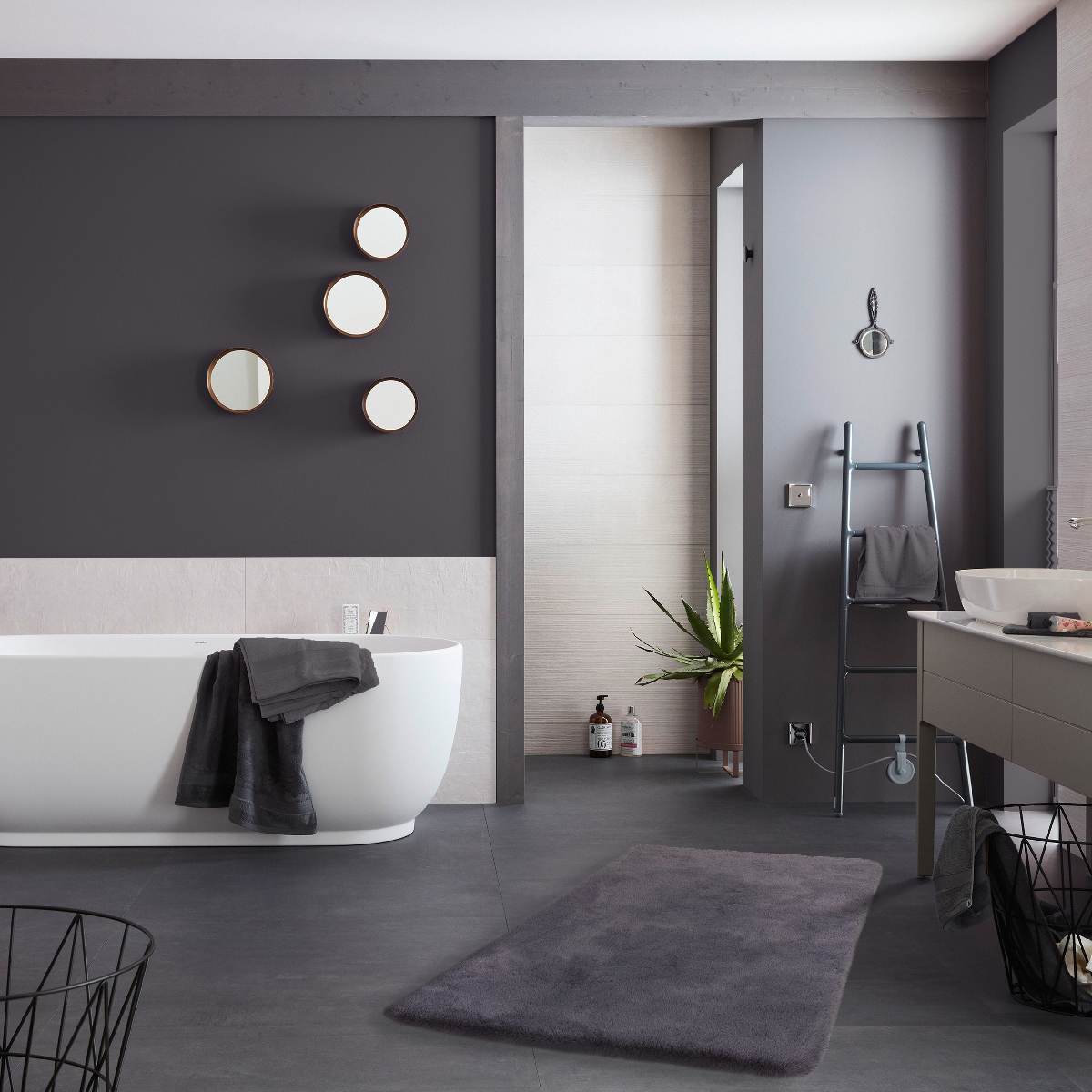 Schöner Wohnen Badmatte Bali | Badteppich weich, waschbar, rutschhemmend | Matte für das Badezimmer Produktabbildung 2