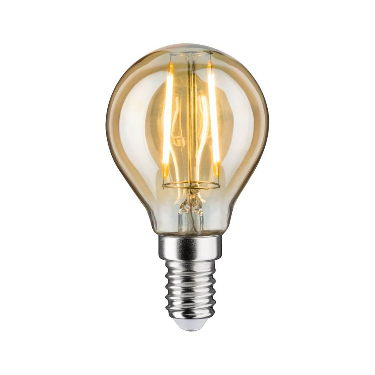 Paulmann LED Tropfen 2,6 W, E14, 230 V, 260 lm, Gold, Goldlicht Produktabbildung 1