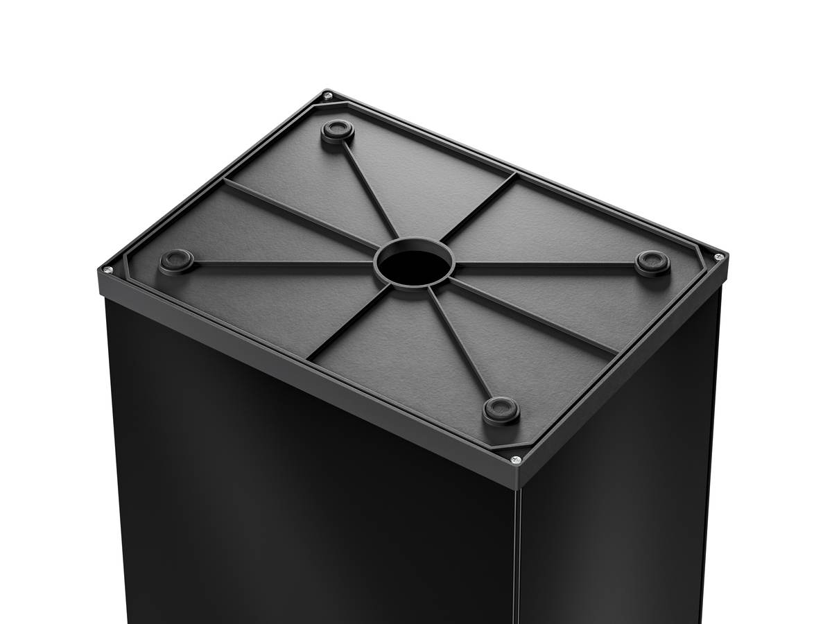 Hailo Big-Box® Swing XL 52L, Grossraum, Abfallbox, Schwingdeckel, Mülleimer, Abfallsammler, Schwarz Produktabbildung 9