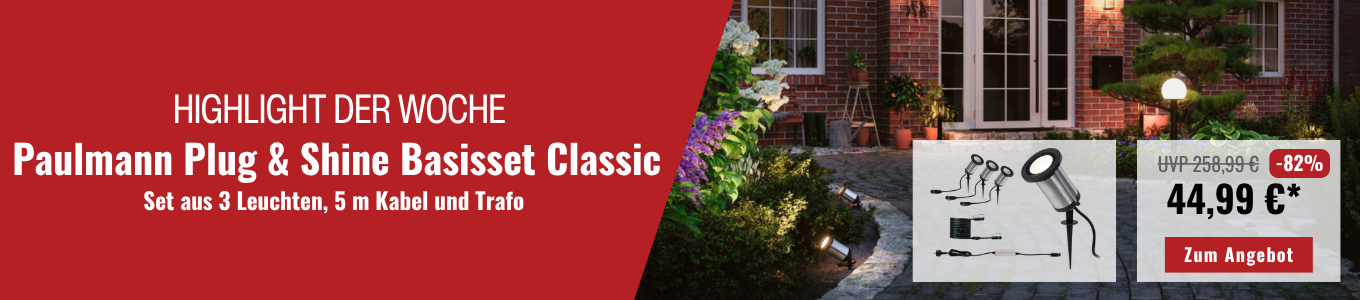 Highlight der Woche: Paulmann Plug & Shine Basisset