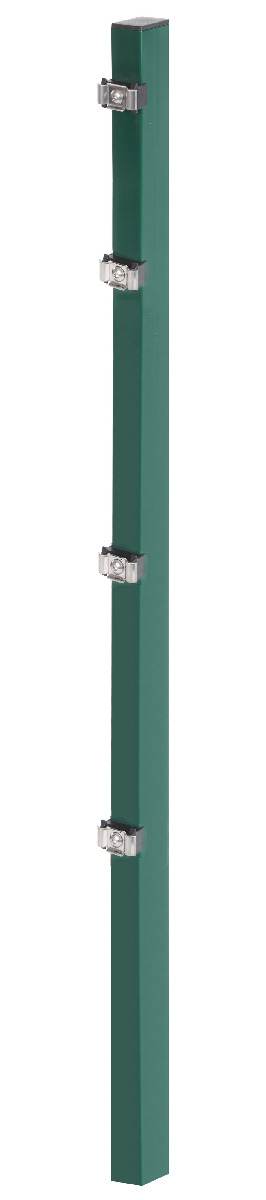 Alberts Zaunpfosten verkürzt 60 x 40 mm in 3 Farben zum Aufschrauben, Doppelstabmatten, Zäune Produktabbildung 1
