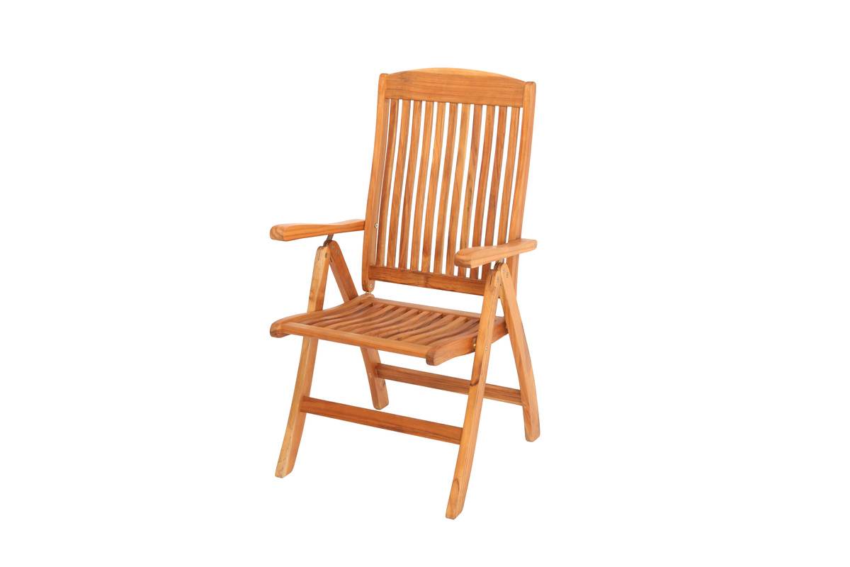 YOURSOL Gartenstuhl Maracaibo, Eukalyptusholz, verstellbarer Holzstuhl, ergonomisch, Klappstuhl Produktabbildung