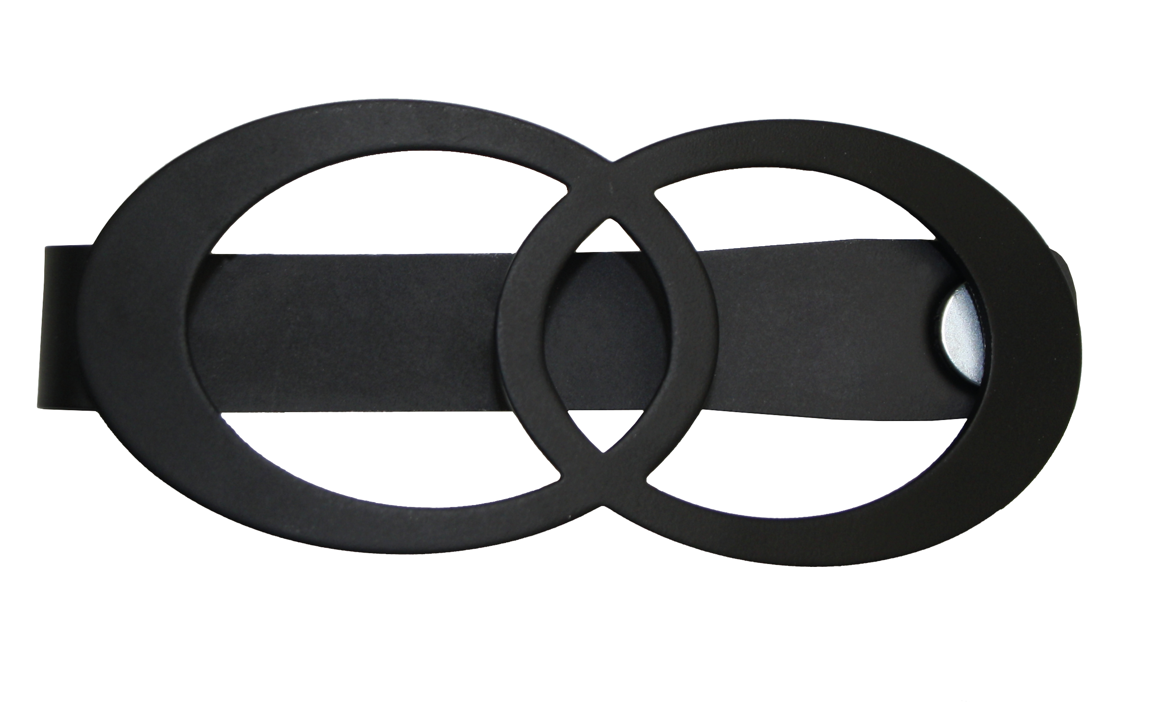 Gardinia Raffspange Infinity schwarz-matt 13,5 x 5,5 Produktabbildung