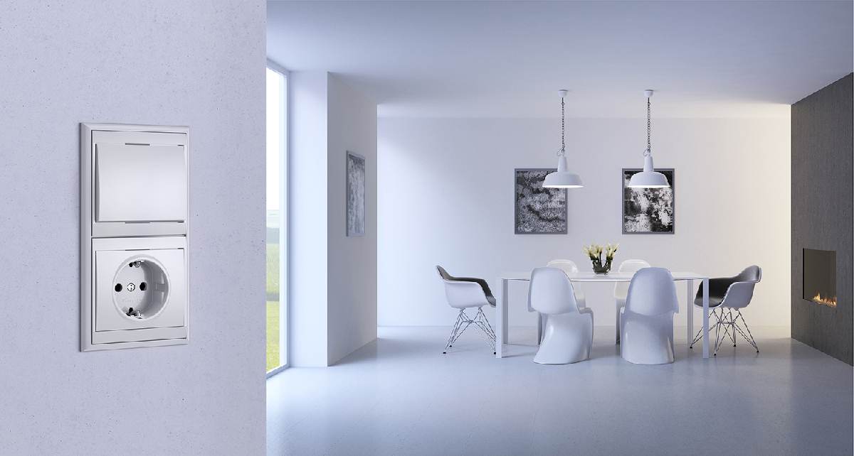 Kopp TAE-Abdeckung für TAE-Telefon-Anschlussdose, geeignet für 1-3 Anschlüsse, Malta Produktabbildung 2