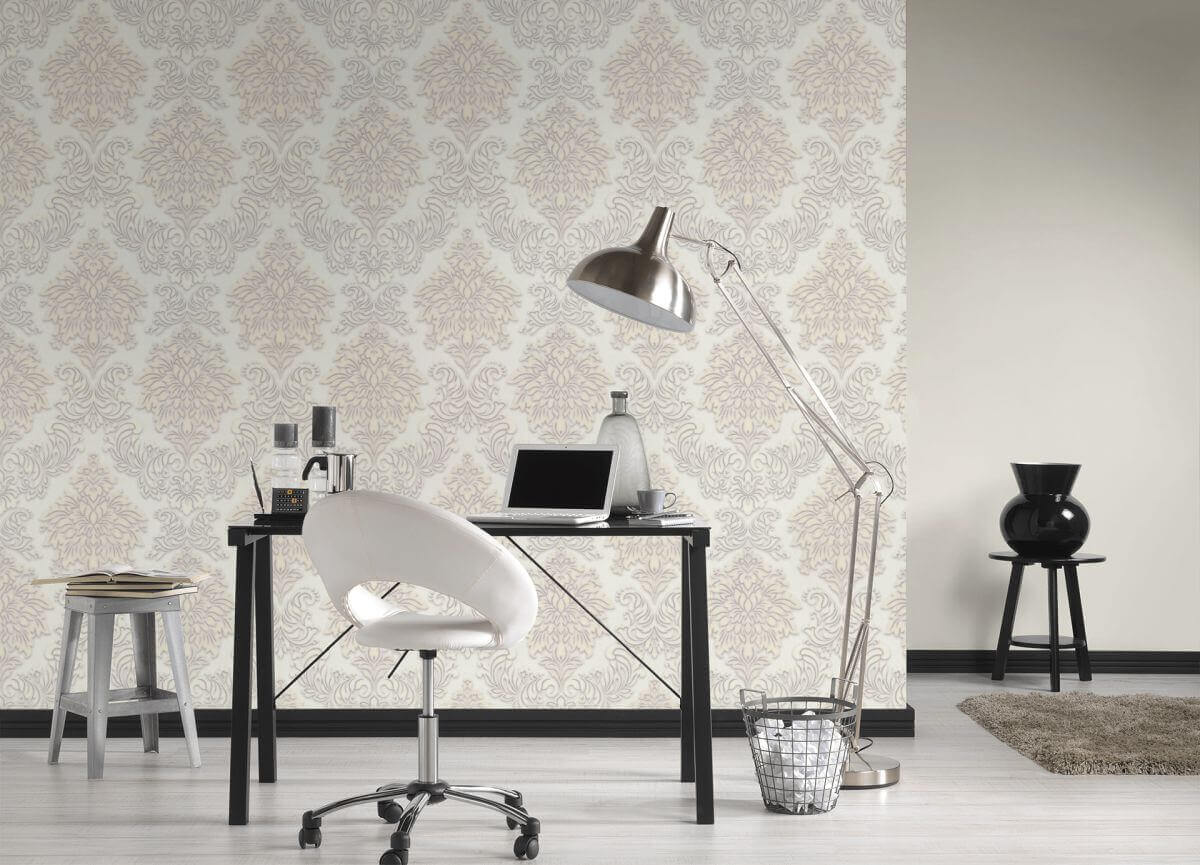 Livingwalls Beige Barock-Ornament Vliestapete Metropolitan Stories 368982 Produktabbildung 4
