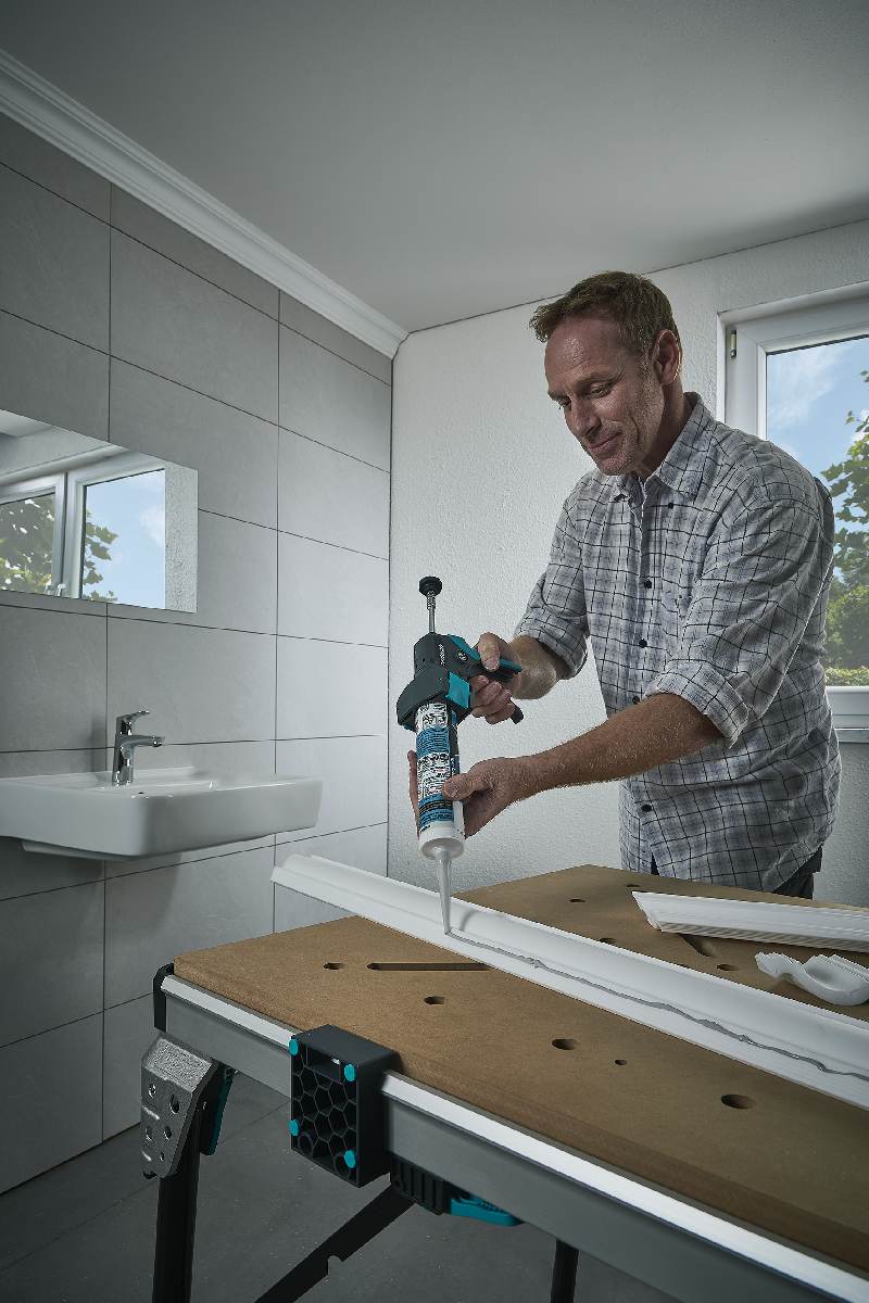 wolfcraft Kartuschenpresse MG 310 COMPACT, Silikon, Acryl und Klebstoff aus 310-ml-Kartuschen Produktabbildung 6