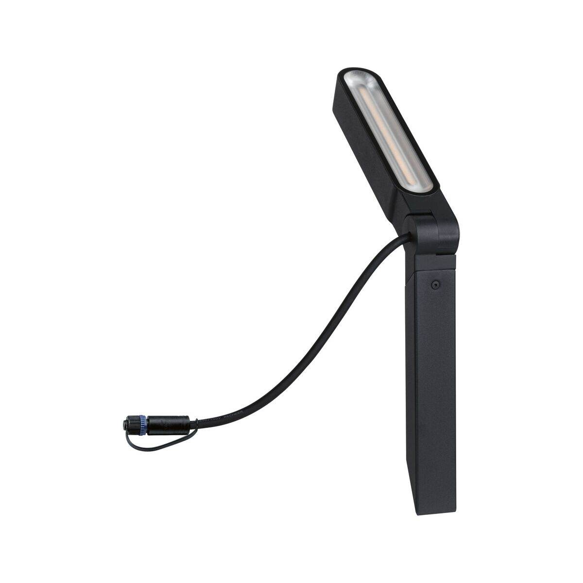 Paulmann Plug & Shine Basisset LED Spot Ito, 24 V, IP65, Anthrazit, 3000 K Warmweiß, Dimmbar Produktabbildung 4