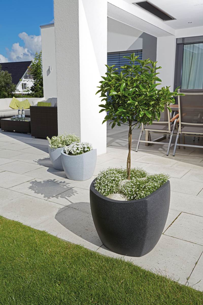 Scheurich Wave Globe Cubo | Blumentopf für Aussen | rund | verschiedene Farben und Grössen Produktabbildung 7