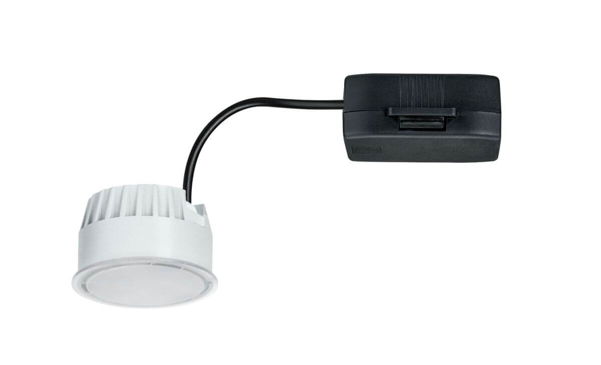 Paulmann LED-Modul Coin für Einbauleuchten satiniert 6,5W, 1er-Set, 3-Stufen-dimmbar, Warmweiß Produktabbildung 1