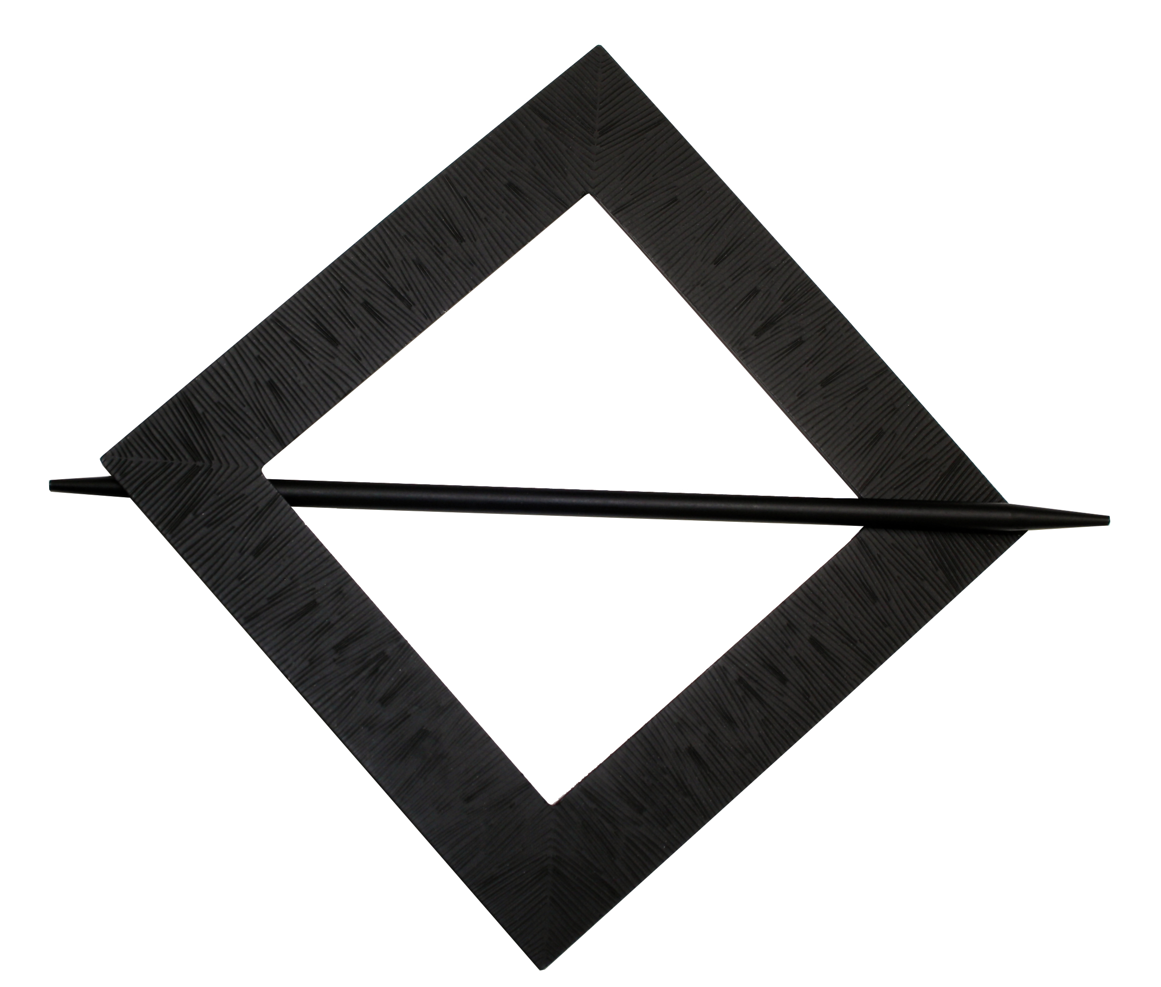 Gardinia Dekospange Uranus schwarz-matt 14,5 x 14,5 Produktabbildung