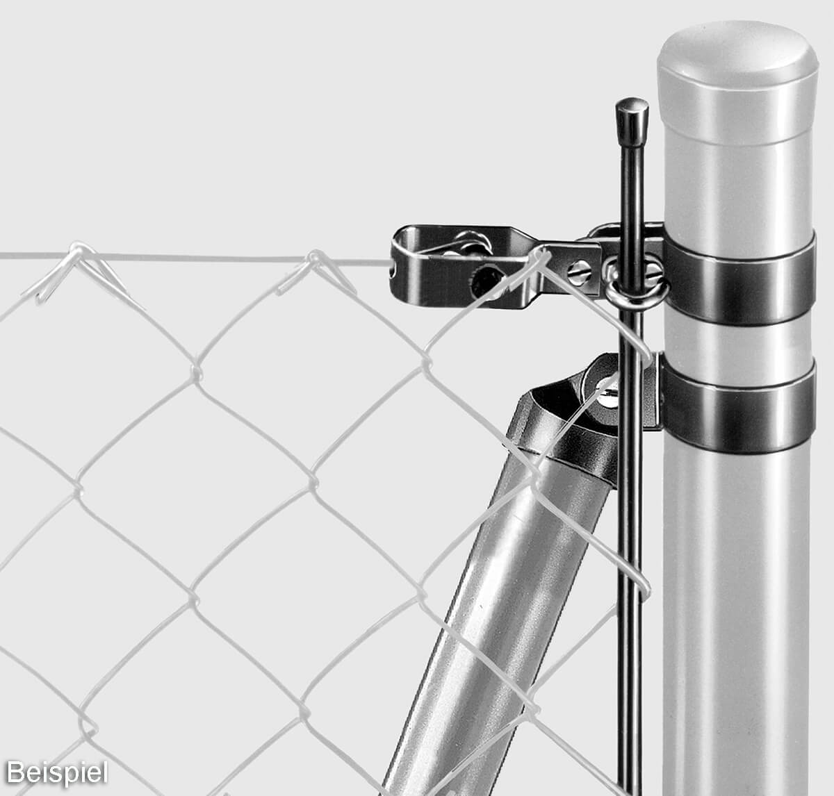 Alberts Drahtspanner für Maschendrahtzäune, Länge 115 mm, Spanndraht, Farbe Anthrazit-Metallic Produktabbildung 2