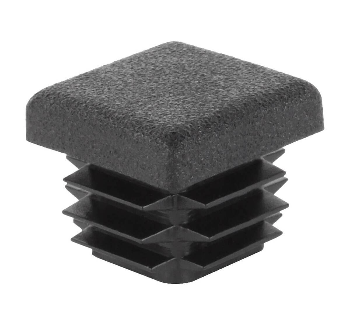Alberts Verschlussstopfen eckig für Vierkantrohre, mit Lamellen, Schwarz, Kunststoff, 4 Stück, 20 mm Alberts Verschlussstopfen eckig für Vierkantrohre, mit Lamellen, Schwarz, Kunststoff, 4 Stück, 20 mm