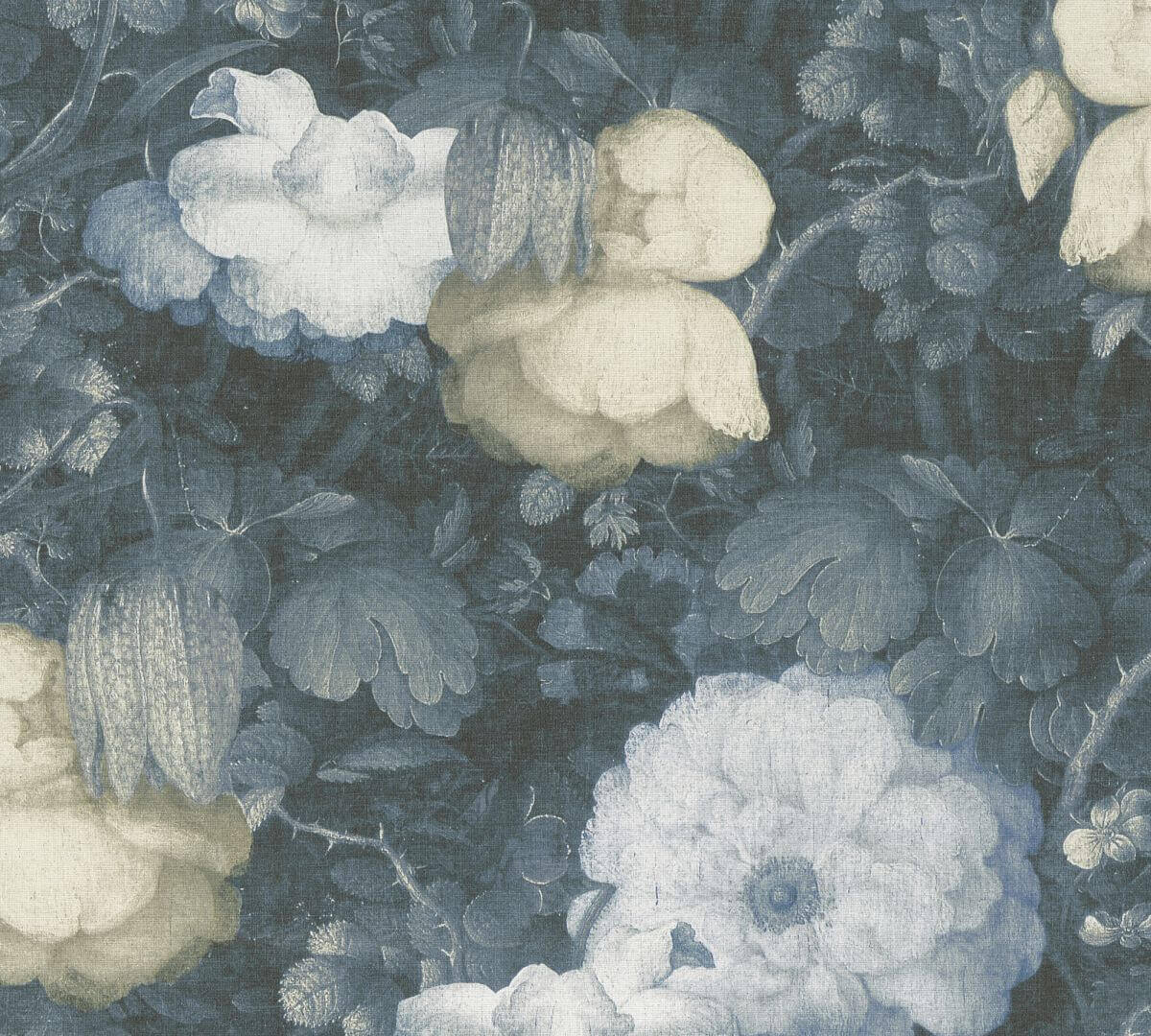 Livingwalls Blau Retro Floral Vliestapete Metropolitan Stories 369213 Livingwalls Blau Retro Floral Vliestapete Metropolitan Stories 369213
