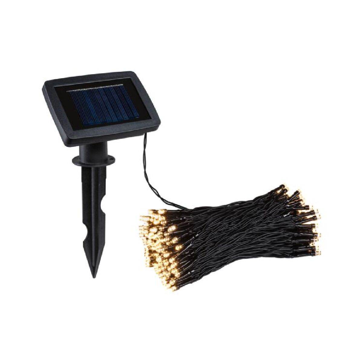 Paulmann Solar LED Lichterkette Aurinka inkl Dämmerungssensor mit 60 oder 200 LEDs | 3000 K | IP44 Produktabbildung