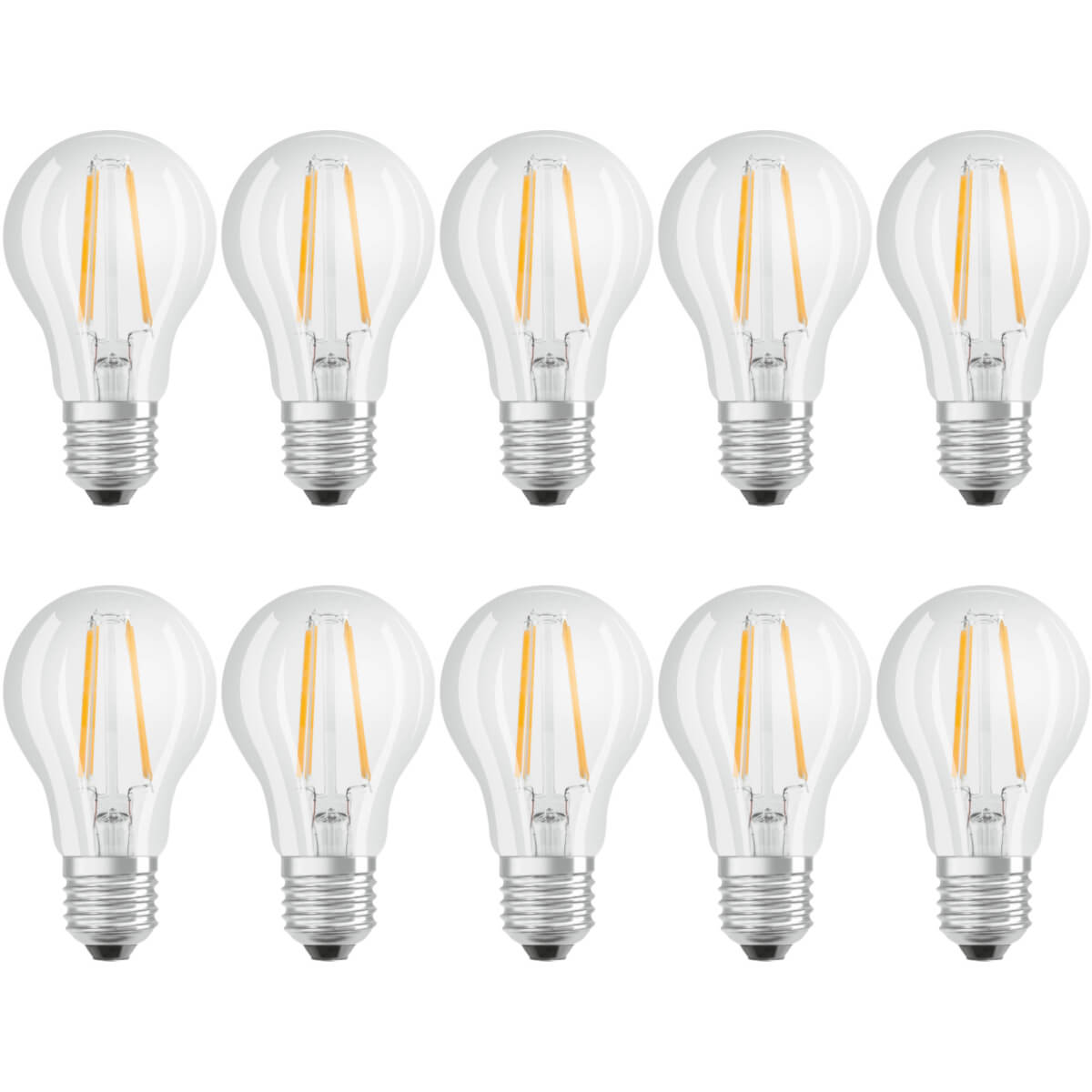 Osram 10er Pack LED Superstar Classic A 100, 12W = 100W, E27, 1521 lm, Neutralweiß (4000 K), Dimmbar Produktabbildung 1