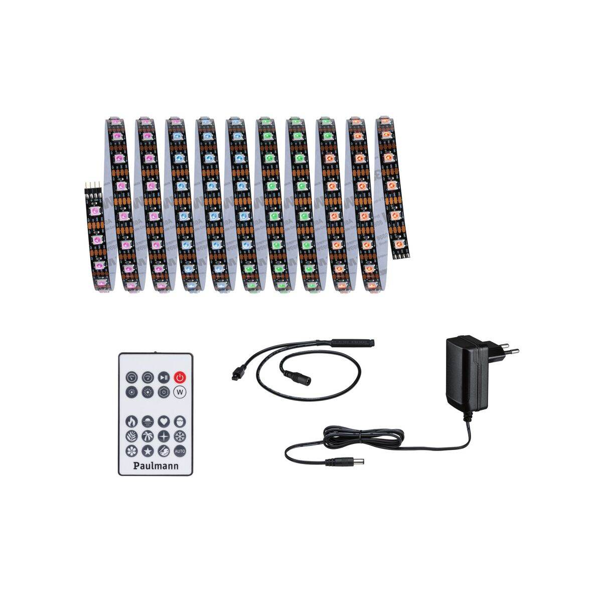 Paulmann EntertainLED LED Stripe Dynamic Rainbow RGB, Komplettset, 1,5 - 5 m, kürzbar, Gaming Light Produktabbildung 8