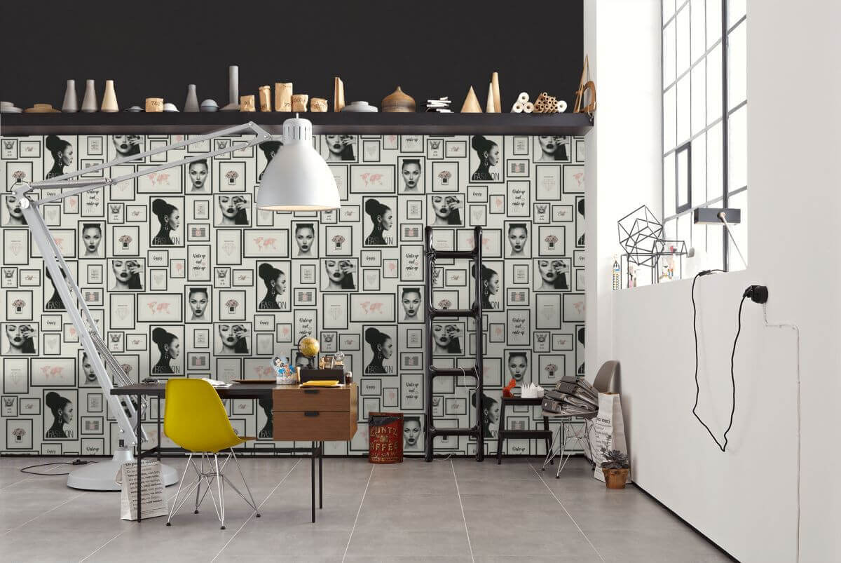 Livingwalls Schwarz Unifarben Vliestapete Metropolitan Stories 369322 Produktabbildung 4