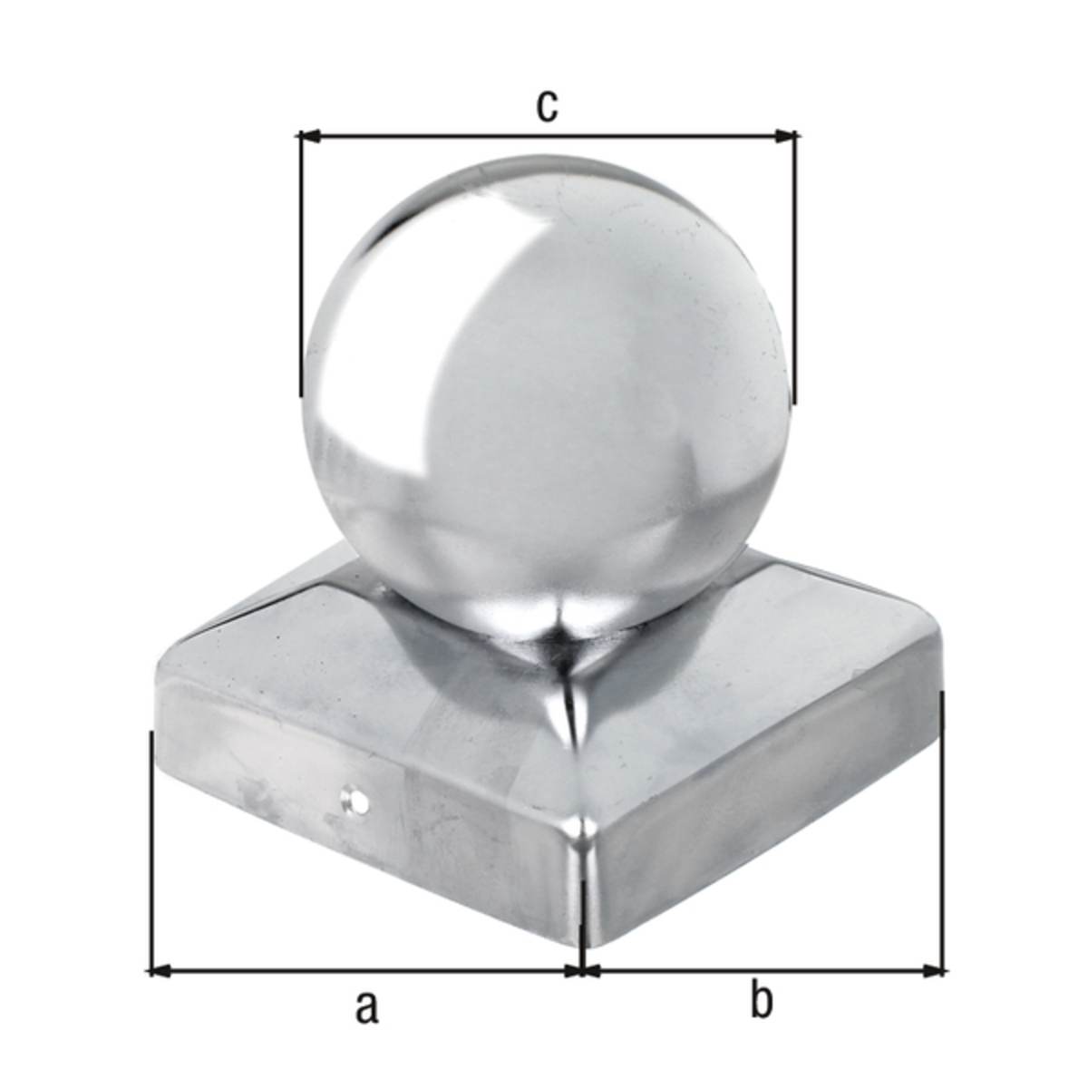 Alberts Pfostenkappen 2er Set - 150x150mm Für Vierkantmetallpfosten Zum Anschweißen