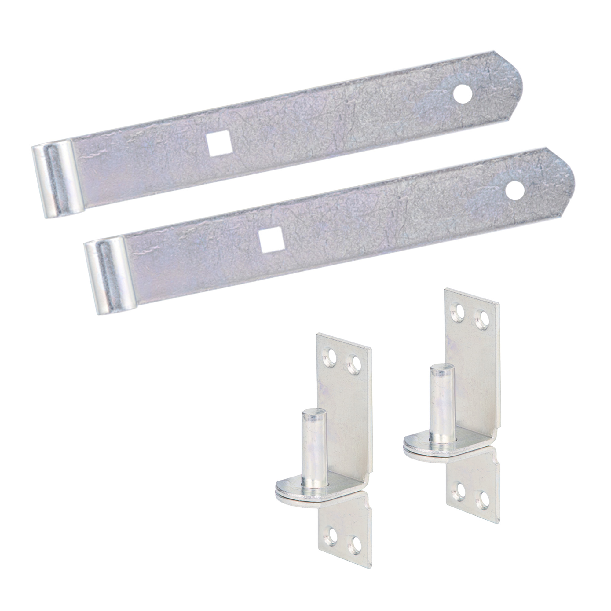 siwitec Ladenband 2er Set 300 mm mit engem Kloben, Ø10 mm, gerade/abgerund. Produktabbildung 2